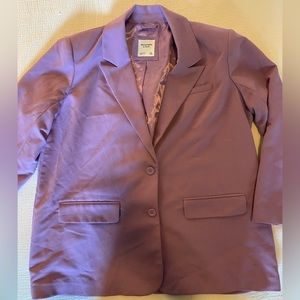 Abercrombie Suit Blazer XL Purple